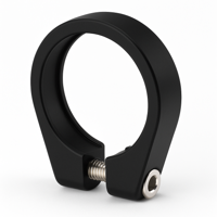 Edge Zadelpenklem ø34.9 aluminium met inbusbout - zwart