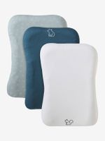 Set met 3 hoezen voor aankleedkussen grijsblauw Set met 3 hoezen voor aankleedkussen grijsblauw