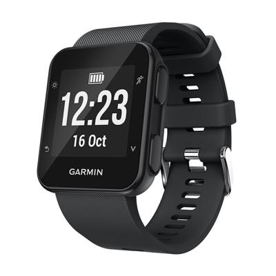 Siliconen sport polsband voor Garmin Foreruuner 35 (zwart)