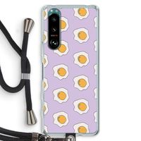Bacon to my eggs #1: Sony Xperia 5 III Transparant Hoesje met koord