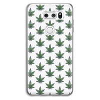 Weed: LG V30 Transparant Hoesje Weed: LG V30 Transparant Hoesje