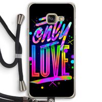 Only Love: Samsung Galaxy A3 (2016) Transparant Hoesje met koord