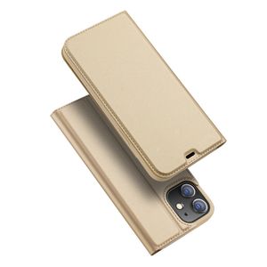 Dux Ducis - Pro serie slim wallet hoes - iPhone 12 Mini - Goud