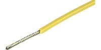 HERTH+BUSS Electric cable silicone 0.5 mm yellow 5mtr.