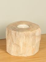 Waxinelichtje versteend hout nr. 12