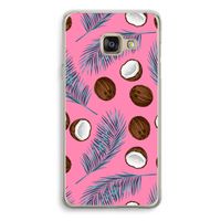 Kokosnoot roze: Samsung Galaxy A3 (2016) Transparant Hoesje