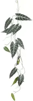 Mica Decorations kunst hangplant alocasia 115cm groen
