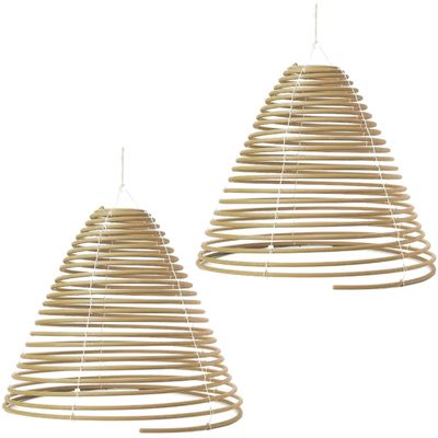Citronella wierookstokjes - 3x - spiraal - hangend - 22 branduren - citrusgeur