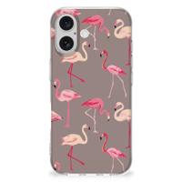 iPhone 16 plus | TPU Hoesje | Flamingo