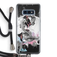 Camouflage de sommeil: Samsung Galaxy S10e Transparant Hoesje met koord