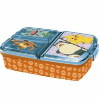 Lunchtrommel met Compartimenten Pokémon Multicolour 16 x 6 x 12,5 cm