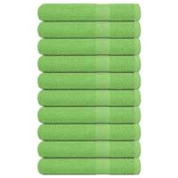 VidaXL Saunahanddoeken frogn 10 st 80x200 cm 360 g/m² appelgroen