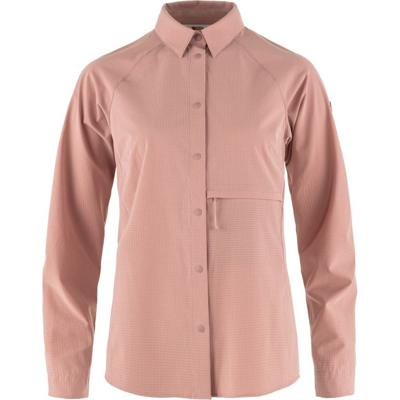 Fjallraven Abisko Trekking Shirt Dames Dusty Rose S