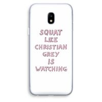 Christian Grey: Samsung Galaxy J3 (2017) Transparant Hoesje