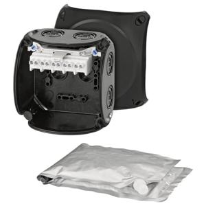 Hensel 62000102 Verdeeldoos Halogeenvrij, Verzegelbaar, Weerbestendig (l x b) 104 mm x 104 mm 1 stuk(s)