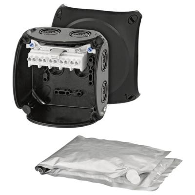 Hensel 62000102 Verdeeldoos Halogeenvrij, Verzegelbaar, Weerbestendig (l x b) 104 mm x 104 mm 1 stuk(s)