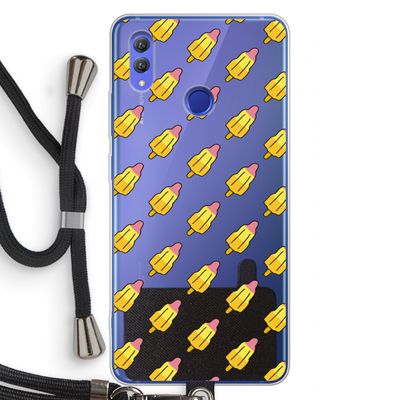 Waterijsjes: Honor Note 10 Transparant Hoesje met koord