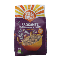 Krokante muesli noten en zaden bio 375 Gram