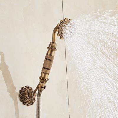 Volledige koperen retro badkamer luxe warme en koude douche set