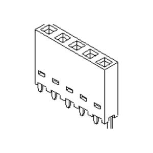 Molex 901471112 Female header, inbouw (standaard) Inhoud: 18 stuk(s) Tube