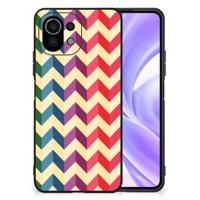 Xiaomi 11 Lite 5G NE | Mi 11 Lite Back Case Zigzag Multi Color Xiaomi 11 Lite 5G NE | Mi 11 Lite Back Case Zigzag Multi Color
