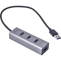 i-tec I-TEC USB 3.0 Metal HUB 4 port Passive USB-combi-hub Grijs