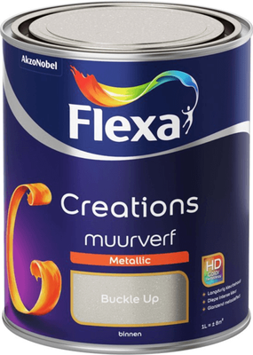 flexa creations muurverf metallic 4014 crystal reflection 1 ltr