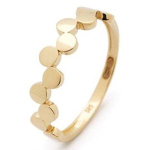 Glow 214.1282 Ring Discs geelgoud