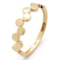 Glow 214.1282 Ring Discs geelgoud