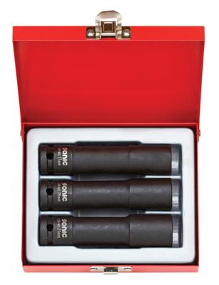 Krachtdoppen-set 1/2", 3-dlg. 300302