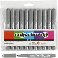 Colortime Grijze jumbo stiften, 12st.