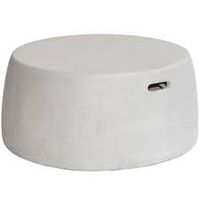 Nick fiberglas lage tafel/kruk XL cemento white - Max&Luuk - thumbnail