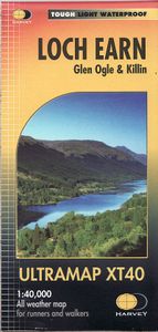 Wandelkaart Loch Earn | Harvey Maps