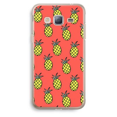 Ananas: Samsung Galaxy J3 (2016) Transparant Hoesje