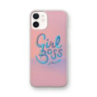 Girl boss: iPhone 12 mini Transparant Hoesje