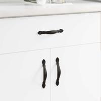 Handvat 2 pcs Zwart 150 mm Zinklegering