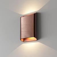 Wandlamp Artdelight Diaz 2 Lichts Large LED 2700K Dimbaar Geborsteld Brons