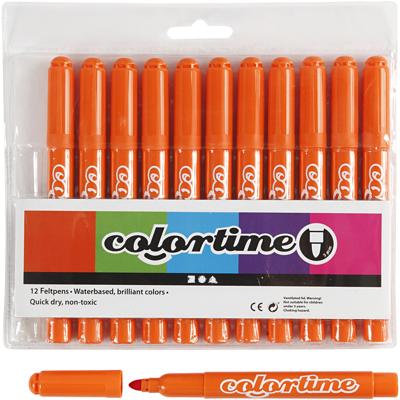 Creativ Company Oranje jumbo stiften, 12st.