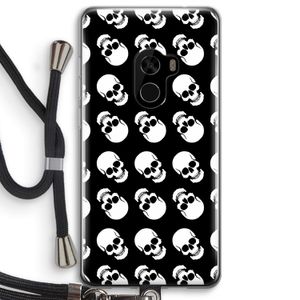 Musketon Skulls: Xiaomi Mi Mix 2 Transparant Hoesje met koord