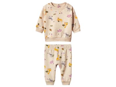 lupilu Baby kledingset 2-delig (Beige, 74/80)
