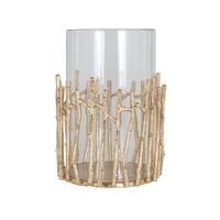 Richmond Windlicht 'Loretta' 32cm, kleur Goud