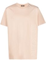 Balmain t-shirt en coton à logo embossé - Tons neutres - thumbnail