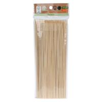 Sateprikkers - 100x - bamboe hout - 20 cm - barbecue spiezen - satestokjes   -