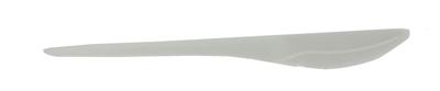 Conpax Folia mes, herbruikbaar, uit CPLA, 19 cm, wit, pak van 50 stuks