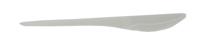 Conpax Folia mes, herbruikbaar, uit CPLA, 19 cm, wit, pak van 50 stuks Conpax Folia mes, herbruikbaar, uit CPLA, 19 cm, wit, pak van 50 stuks