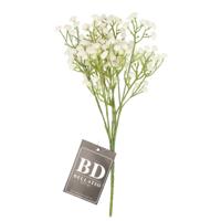 Kunstbloem Gipskruid Muralis - 30 cm - wit - losse tak - kunst zijdebloem - Gypsophila
