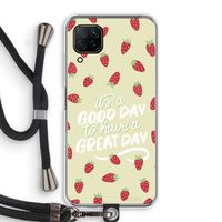Don't forget to have a great day: Huawei P40 Lite Transparant Hoesje met koord