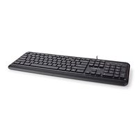 Nedis Bedraad Toetsenbord | USB-A | QWERTY | US Internationaal |  | 1 stuks - KBMU200BKUS KBMU200BKUS - thumbnail