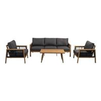 Lesli Living - Alicante loungeset aluminium naturel