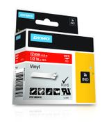 DYMO 1805416 labelprinter-tape Wit op rood - thumbnail